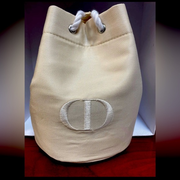 Christian Dior Cosmetic Pouch Bag Small Tote NWOT - Picture 1 of 3